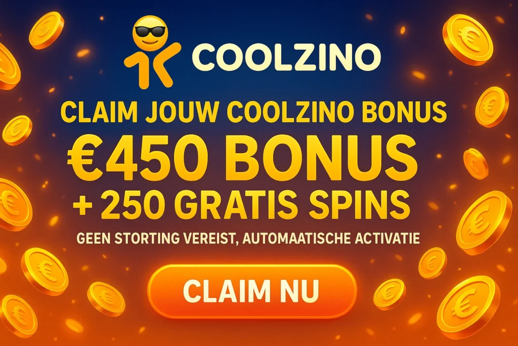 Coolzino welkomstbonus €450 en 250 spins